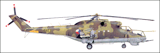 Рисунок вертолета Ми-24