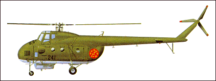 Рисунок вертолета Ми-4